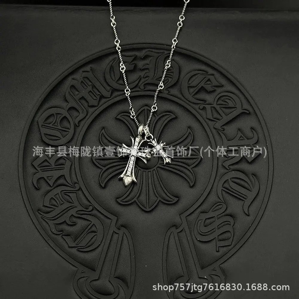 Unbranded Jewelry Pendant Necklaces with Cross and Anchor Designs — Style 8