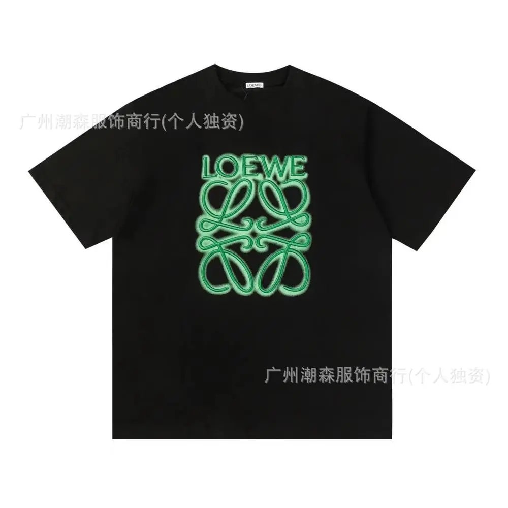 LOEWE T-Shirts Short-sleeve crew-neck Anagram logo T-shirt — Style 21