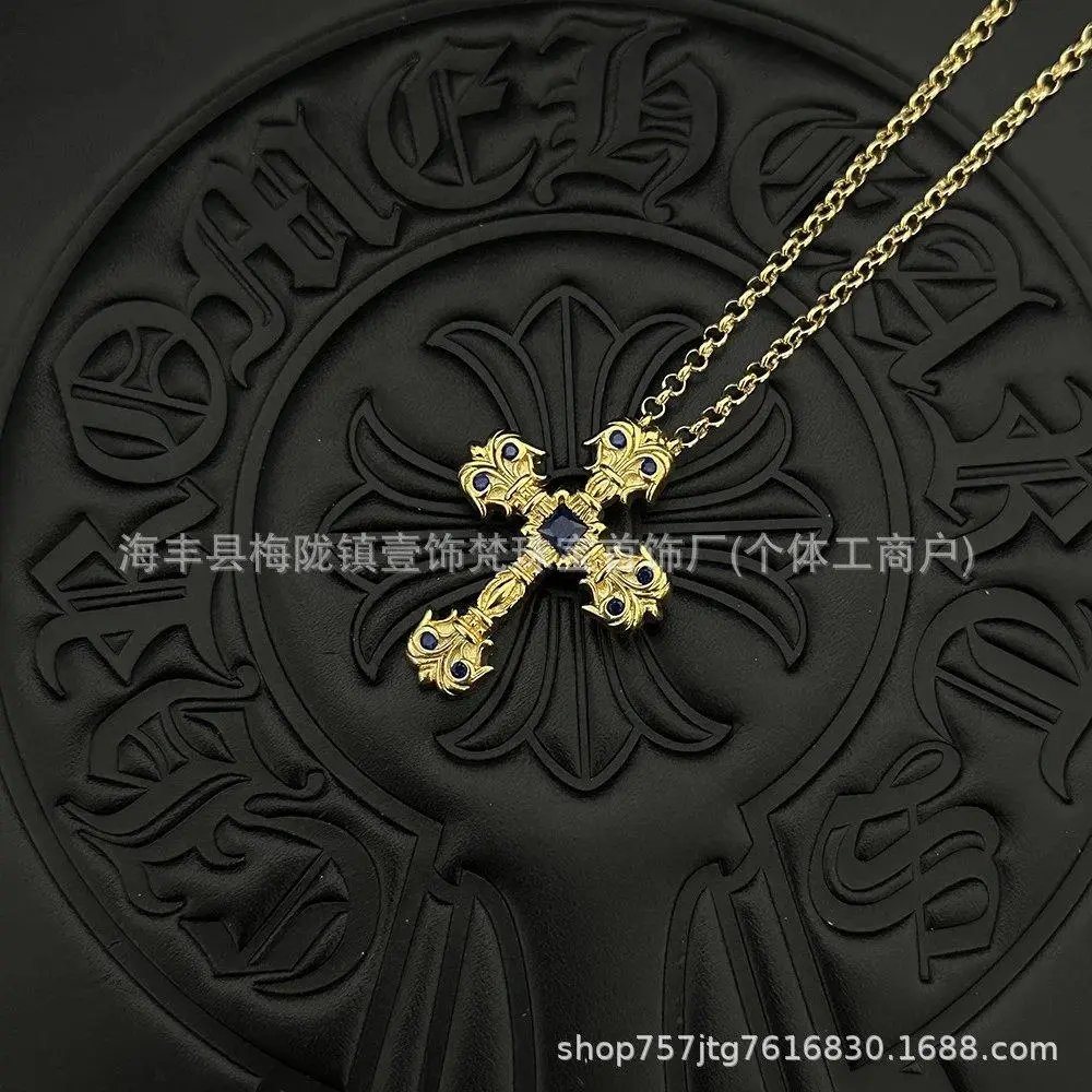 Unbranded Jewelry Pendant Necklaces with Cross and Anchor Designs — Style 4