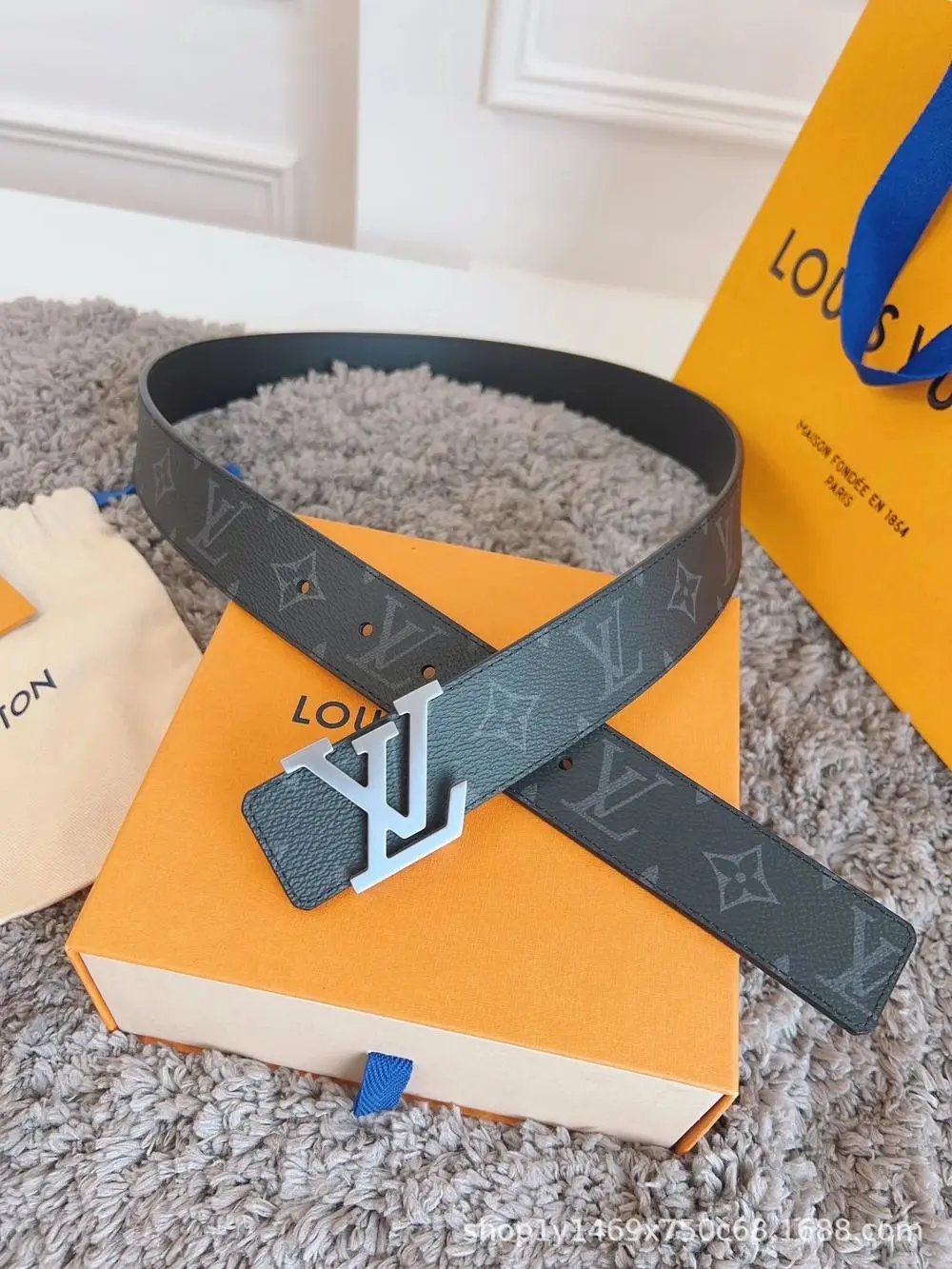 Louis Vuitton Belts M8362 LV Initiales Monogram Belt — Style 6
