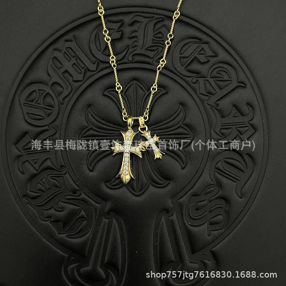 Unbranded Jewelry Pendant Necklaces with Cross and Anchor Designs — Style 6