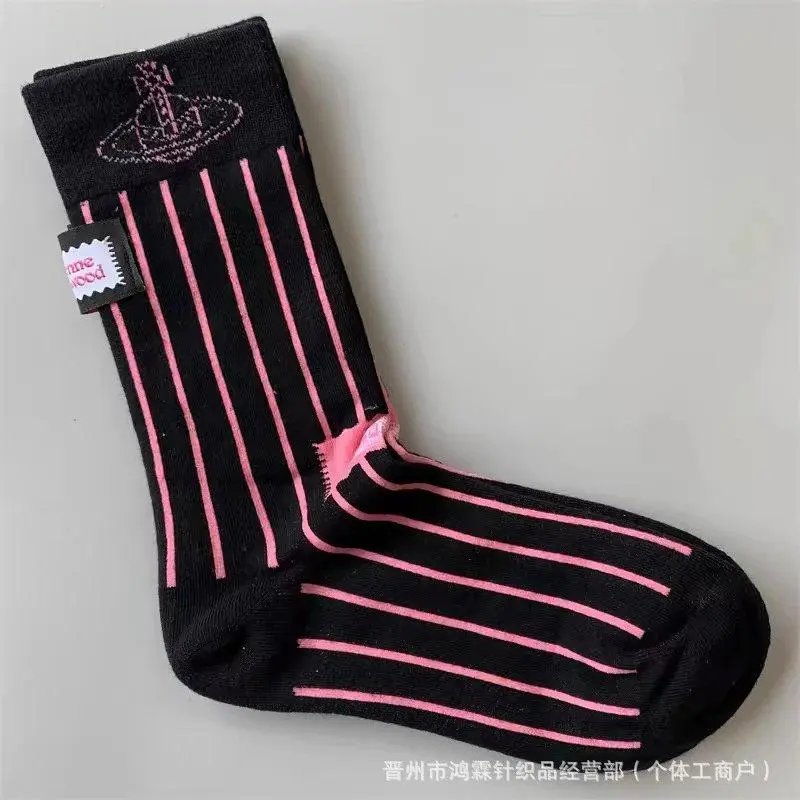 Vivienne Westwood Socks Orb Logo Crew — Style 16