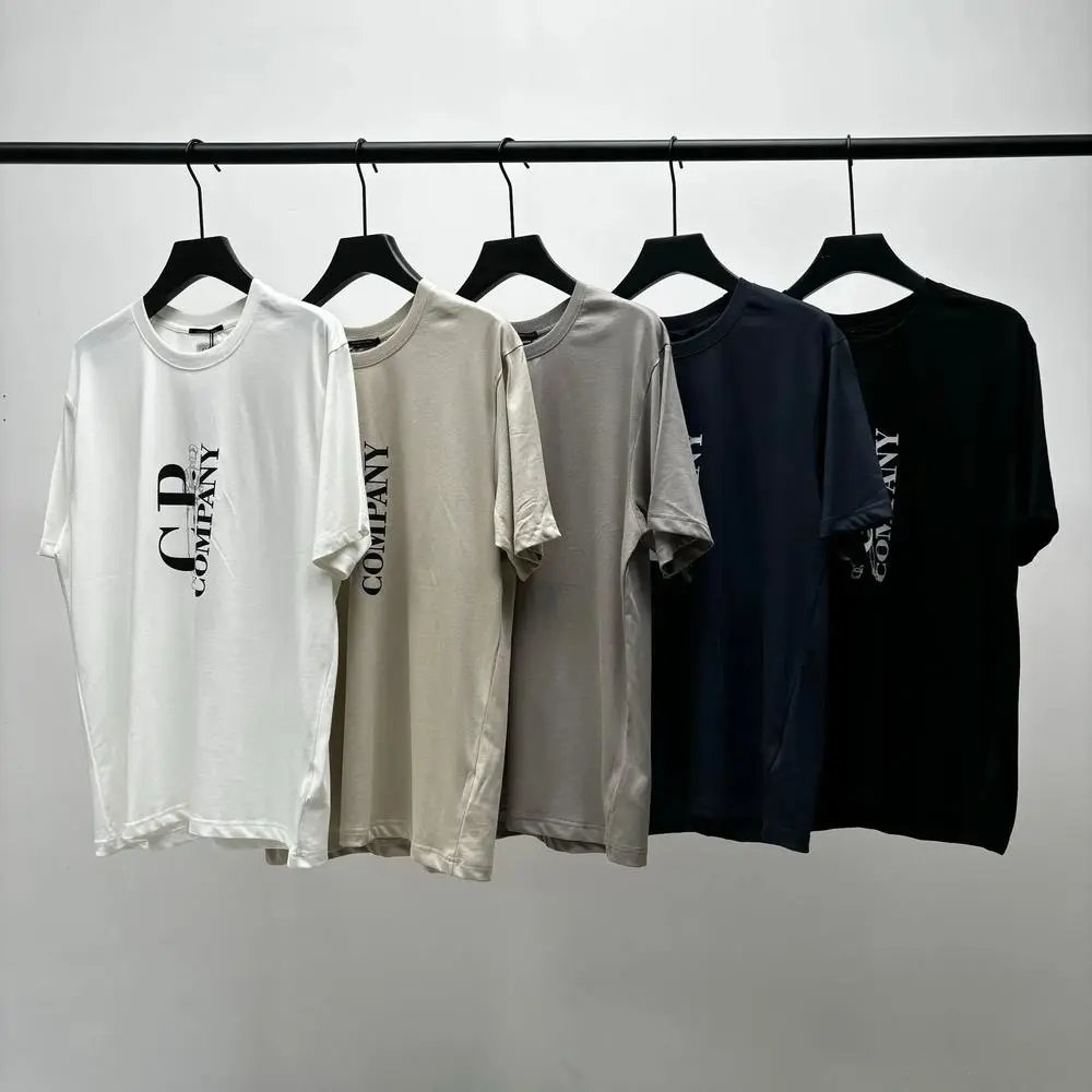 C.P. Company T-Shirts Short-Sleeve Graphic Logo T-Shirt image 3
