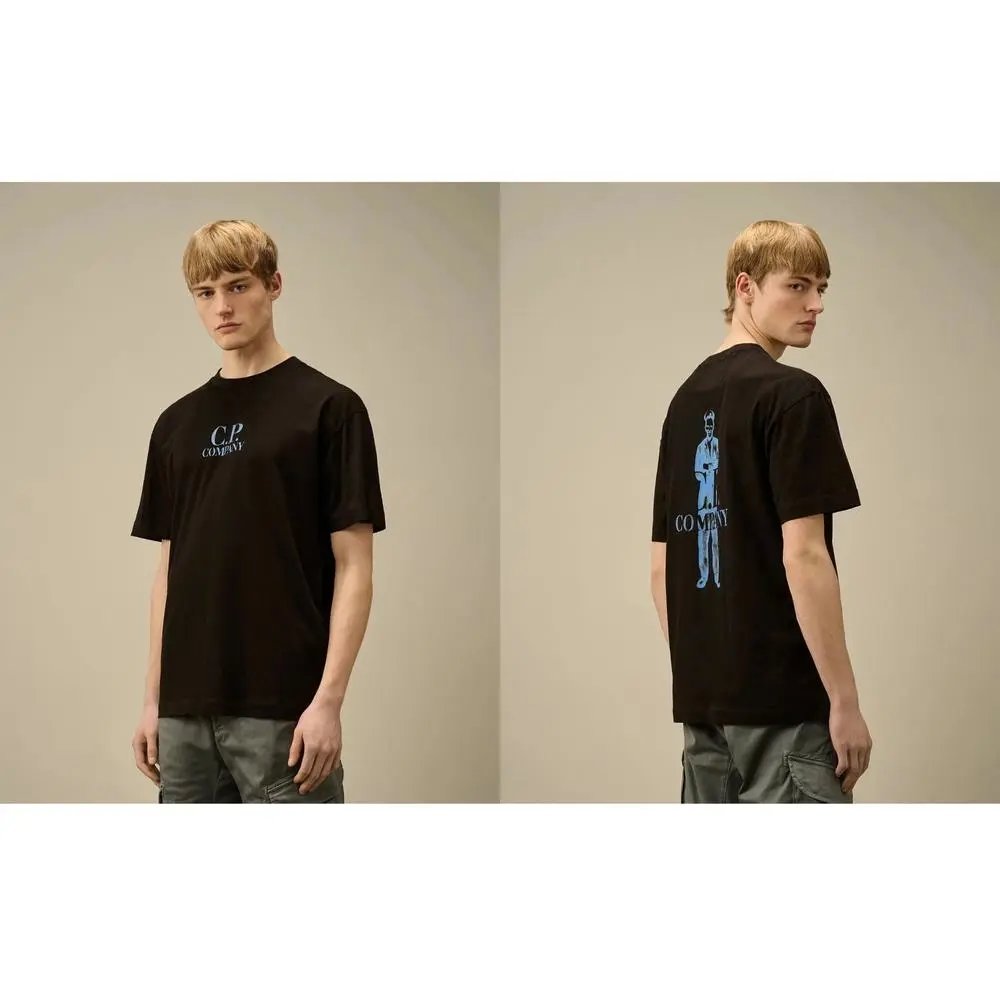C.P. Company T-Shirts Short-Sleeve Graphic Logo T-Shirt — Style 31