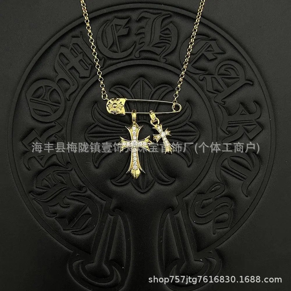 Unbranded Jewelry Pendant Necklaces with Cross and Anchor Designs — Style 17