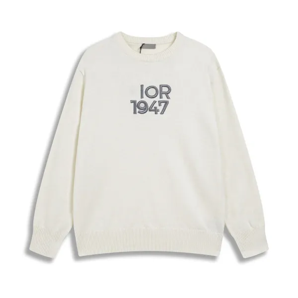 Gucci Script Logo Knit Sweater Gray - 24