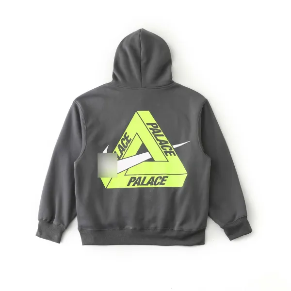 Palace x Nike Tri-Force Hoodie Dark Gray - 1