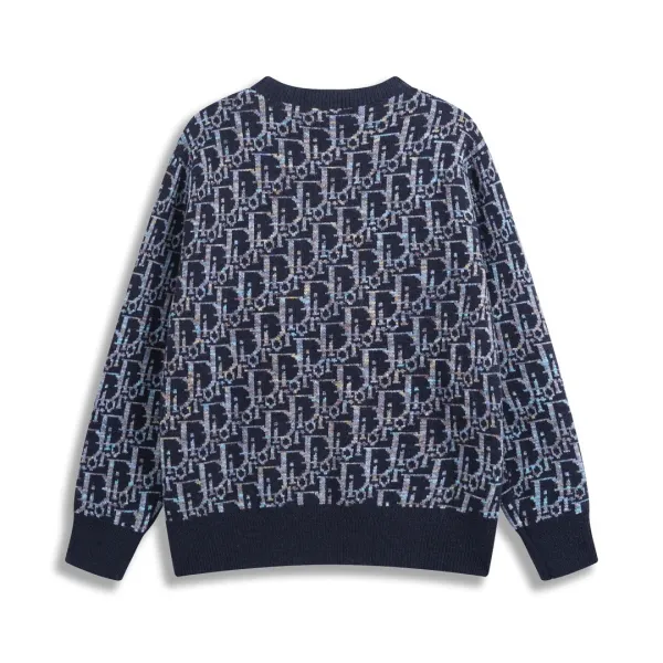 Gucci Script Logo Knit Sweater Gray - 21