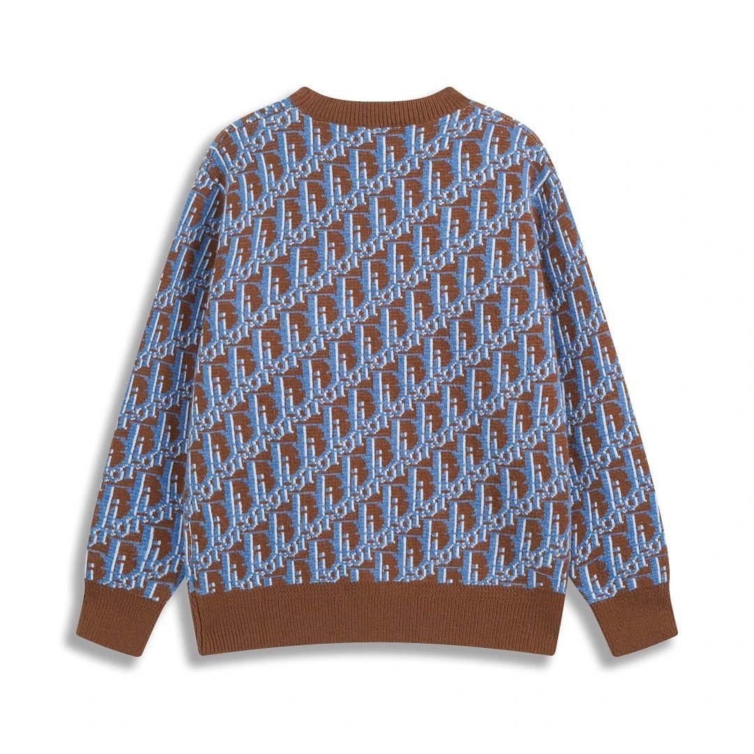 Gucci Script Logo Knit Sweater Gray - 17