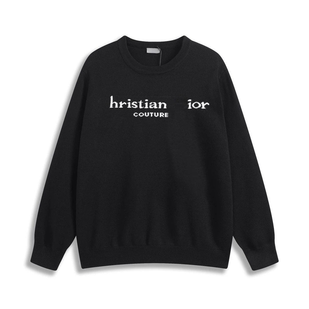 Dior Christian Dior Couture Black Knit Sweater - 1