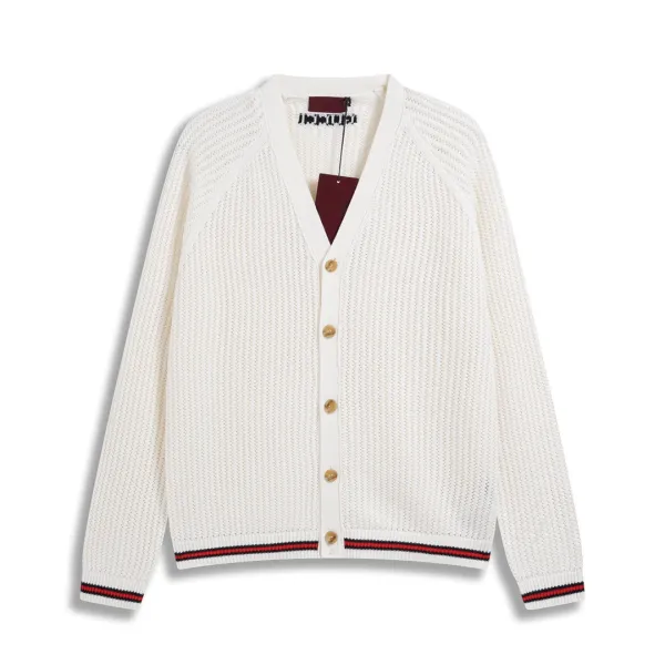 Gucci Script Logo Knit Sweater Gray - 4