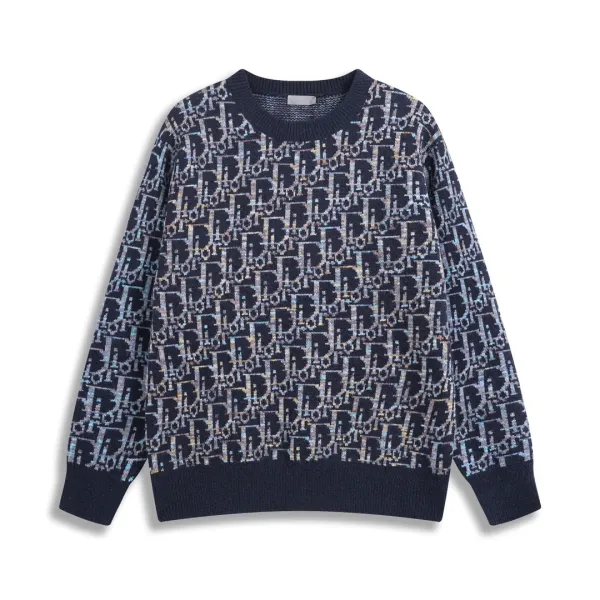 Gucci Script Logo Knit Sweater Gray - 20