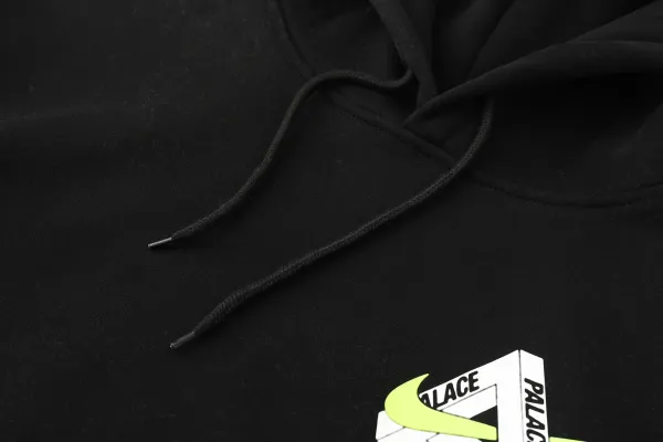 Palace x Nike Tri-Force Hoodie Dark Gray - 3