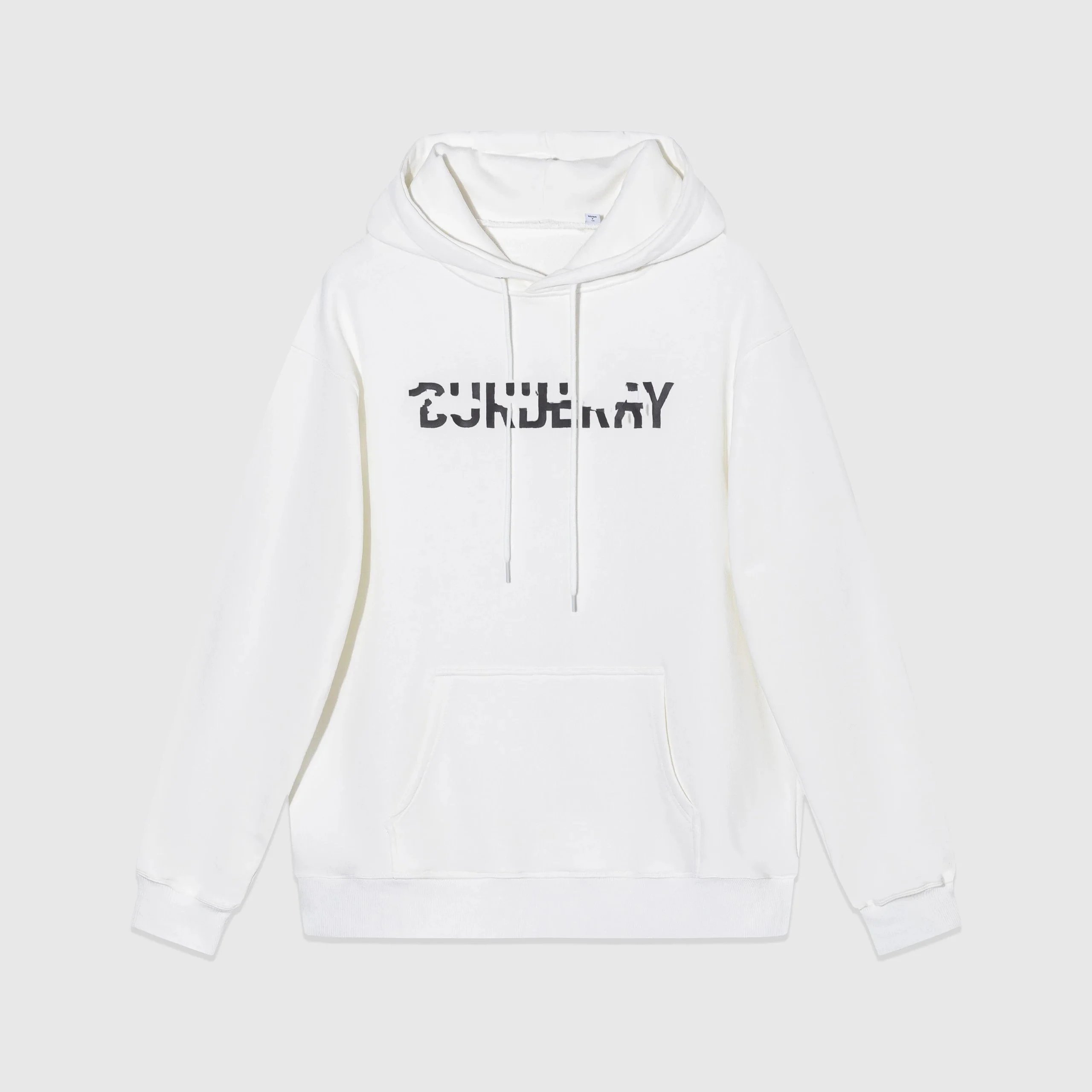 Burberry Hoodies & Sweatshirts Logo Print and Check-Trim — 03