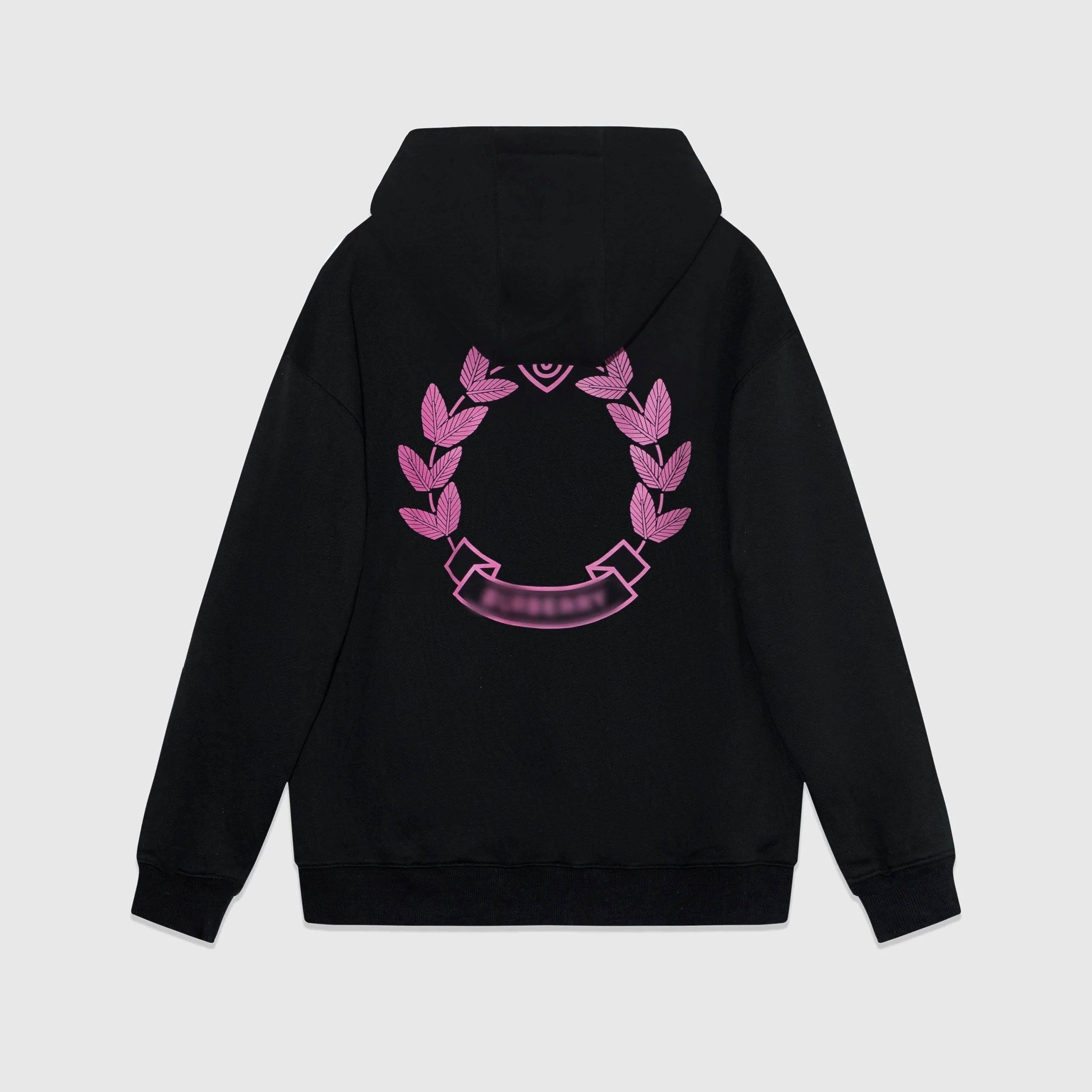 Burberry Hoodies & Sweatshirts Logo Print and Check-Trim — 05
