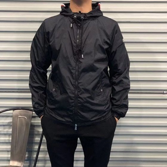 High end Spring and Autumn Trendy Brand Hooded Windbreaker for Men 2025 Fashion Home Waterproof Stormtrooper Windbreaker Jacket Coat