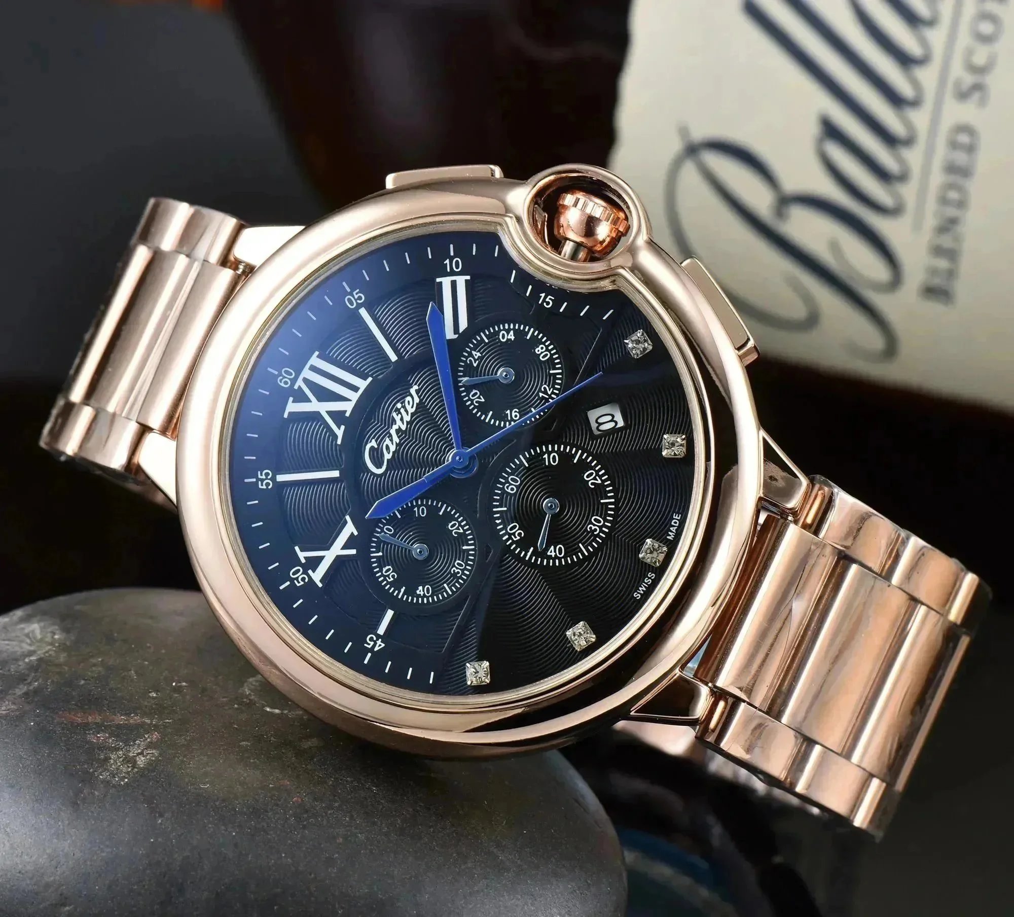 Cartier Watches Analog with Roman Numeral Dials image 7