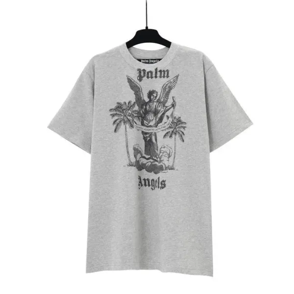 Palm Angels Palm Tree Logo T-Shirt White - 2