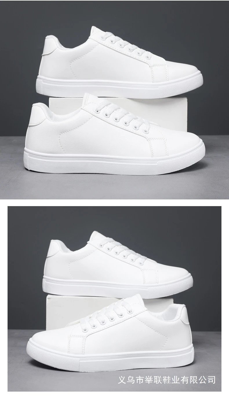 Design Classic Low-Top Black Leather Sneakers - 9