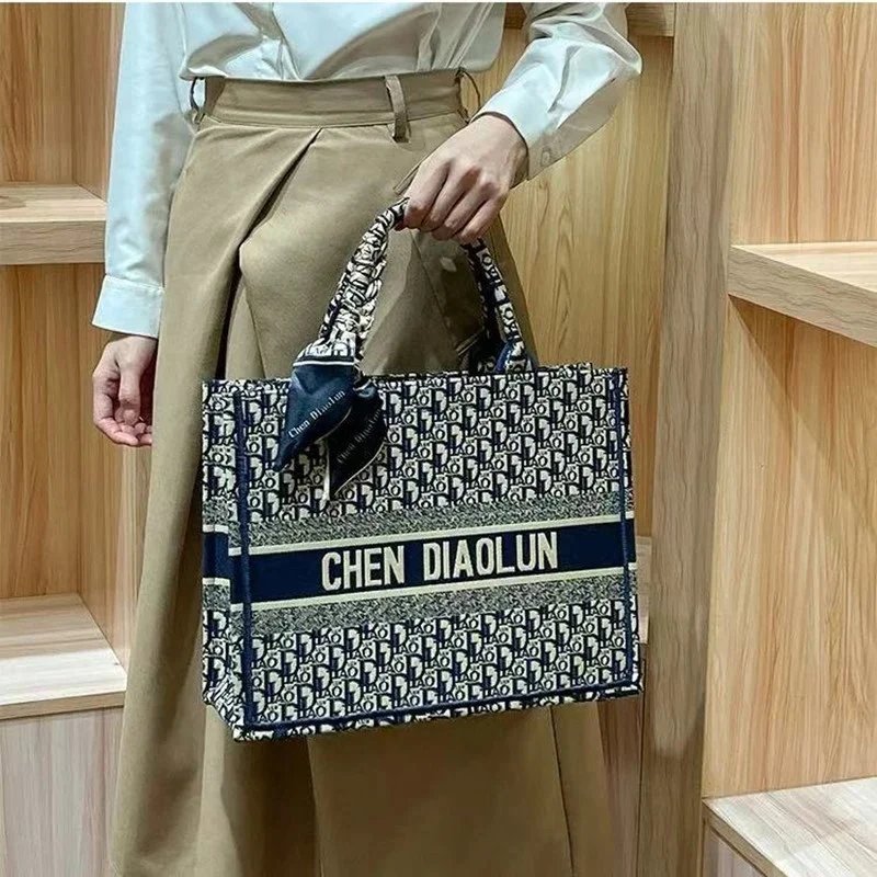 Dior Book Tote Bag Multicolor - 3