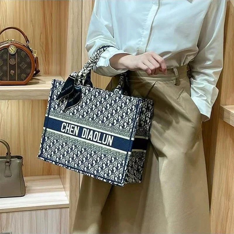 Dior Book Tote Bag Multicolor - 4