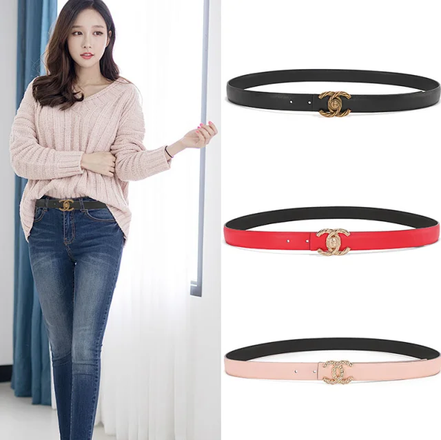 Chanel Belts Interlocking CC buckle belt product detail image 4