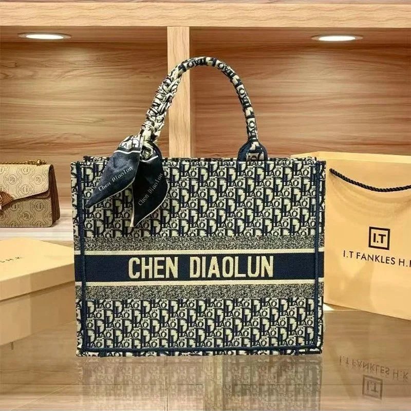 Dior Book Tote Bag Multicolor - 5