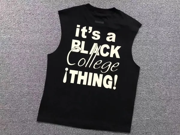 Design 'It's A Black College Thing!' Sleeveless Tee Black Vest Top - 7