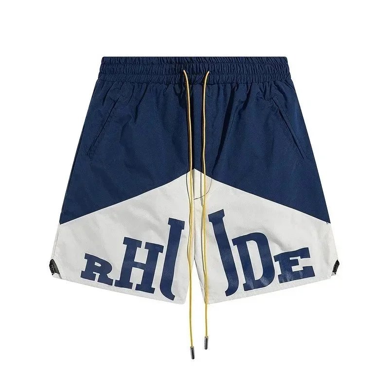 Cole Buxton Logo Shorts Blue - 4