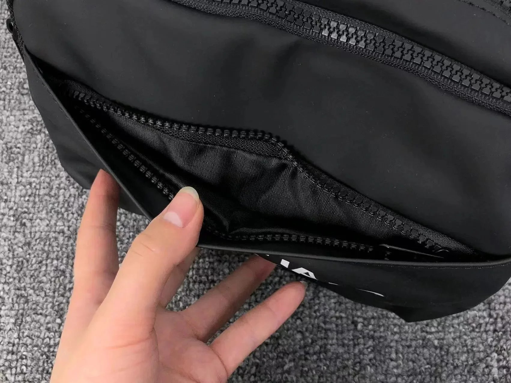 Fear of God Essentials Black Nylon Backpack - 9