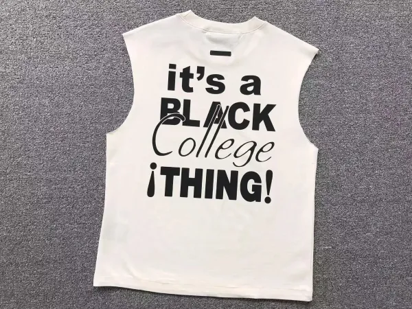 Design 'It's A Black College Thing!' Sleeveless Tee Black Vest Top - 6