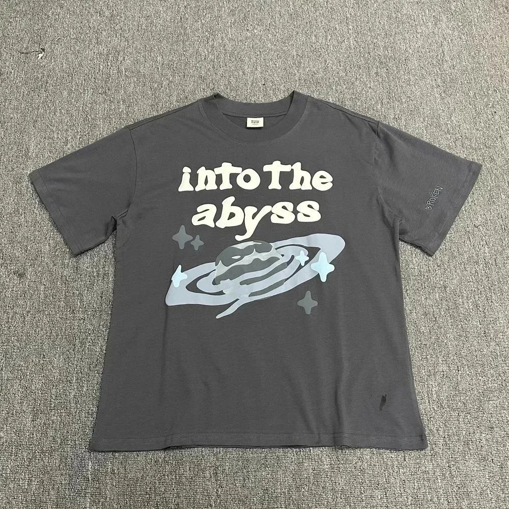Broken Planet Space Trails Graphic T-Shirt Army Green - 10