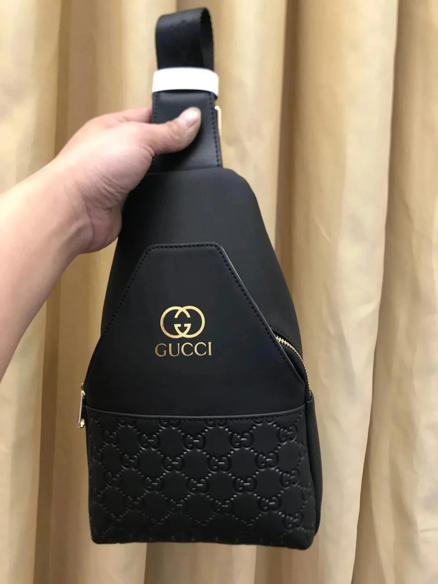 Gucci GG Marmont Mini Belt Bag Black Crossbody Bag - 3