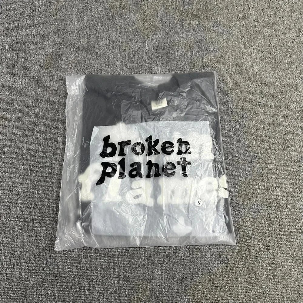 Broken Planet Space Trails Graphic T-Shirt Army Green - 5