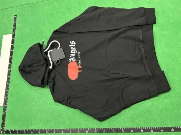 Palm Angels Bear Embroidered Hoodie White - 6