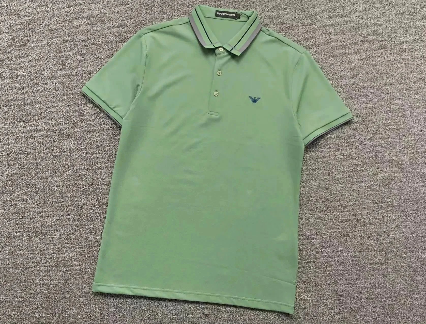 Emporio Armani Classic Logo Gray Polo Shirt Tops.polo - 7