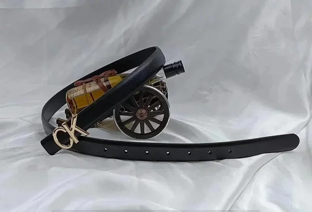 Calvin Klein Belts CK logo buckle belt product detail image 3