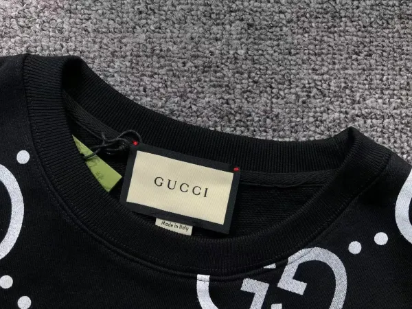 Gucci GG Circle Print Off-White Hoodie - 10
