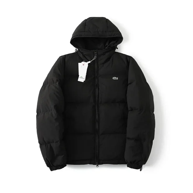 Lacoste Down Jackets Hooded quilted puffer jacket product detail image 1