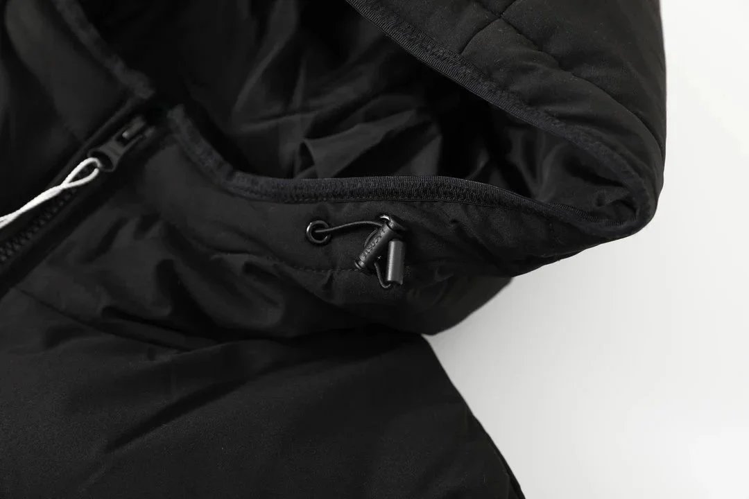 Lacoste x Chrome Hearts Black Quilted Down Jacket - 8