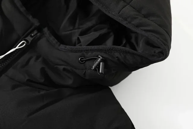 Lacoste Down Jackets Hooded quilted puffer jacket product detail image 7