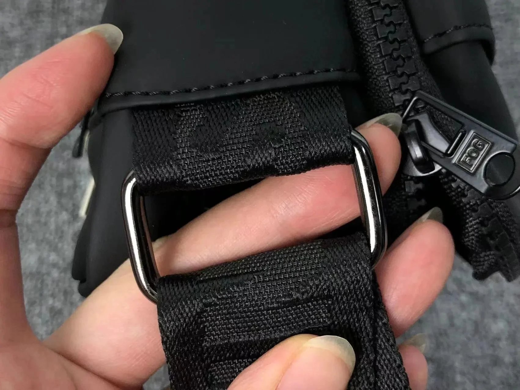 Fear of God Essentials Black Nylon Backpack - 11