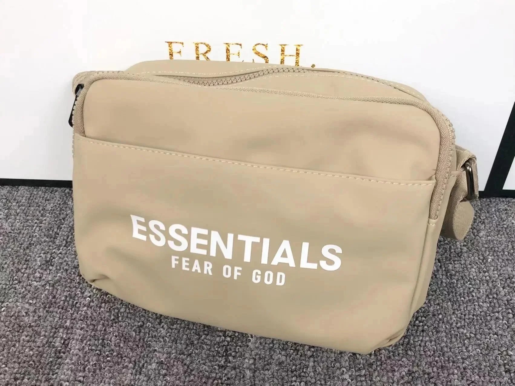 Fear of God Essentials Black Nylon Backpack - 6