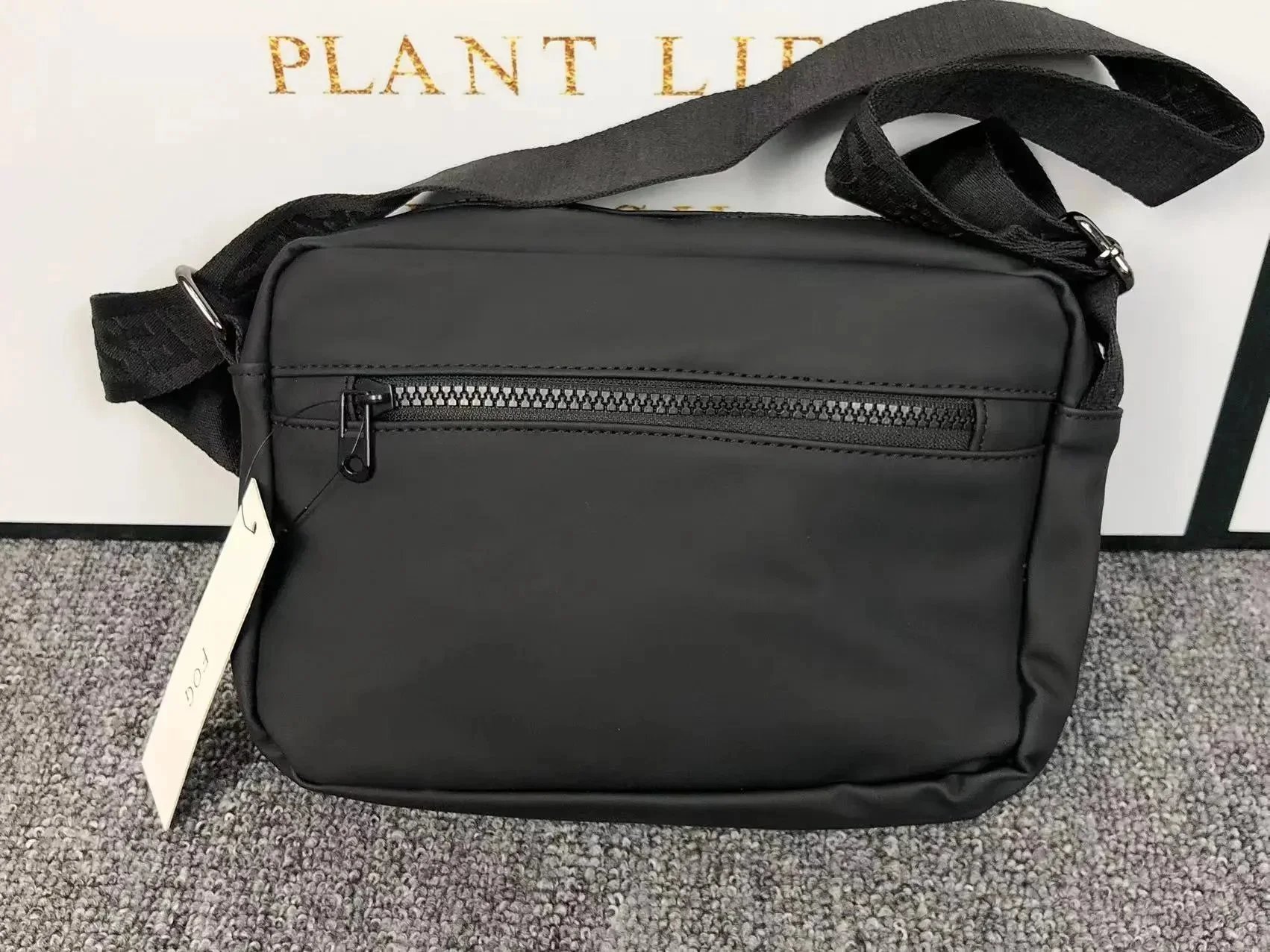 Fear of God Essentials Black Nylon Backpack - 8