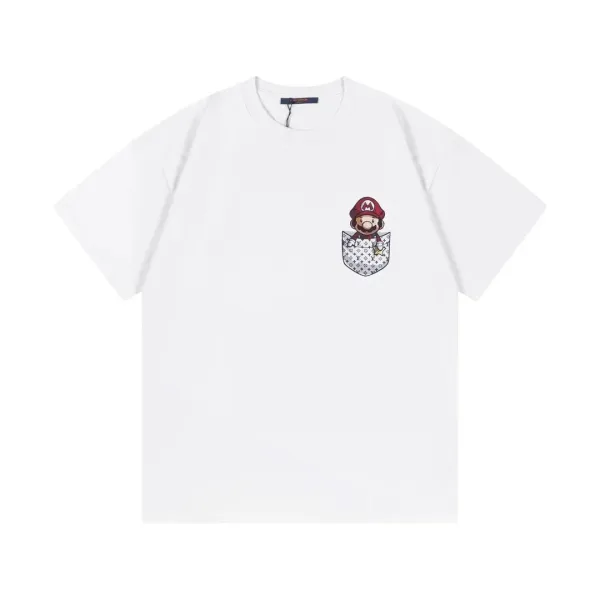 Louis Vuitton Flower Signature Black T-Shirt - 11