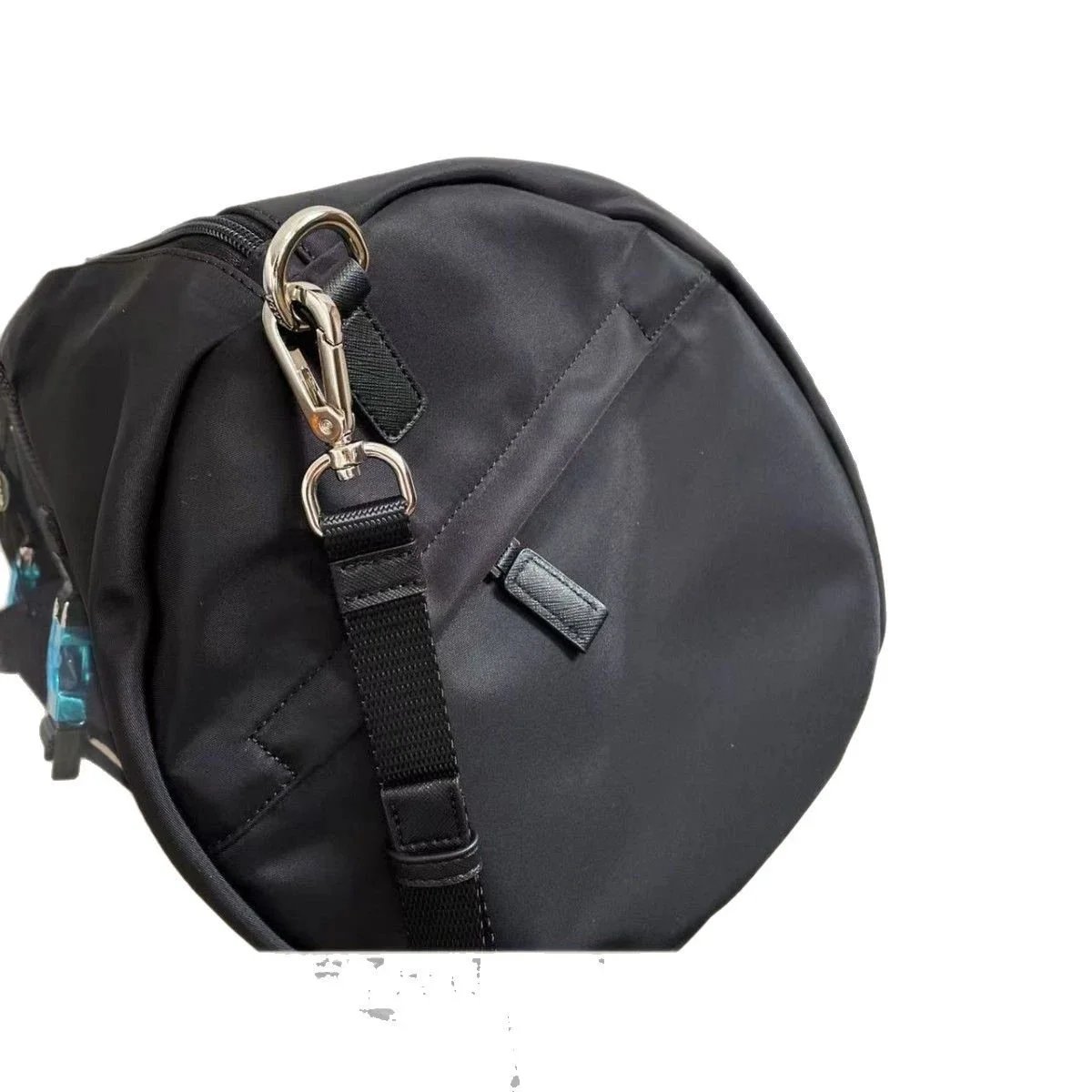 Prada Black Nylon and Saffiano Leather Duffle Bag product photo 4