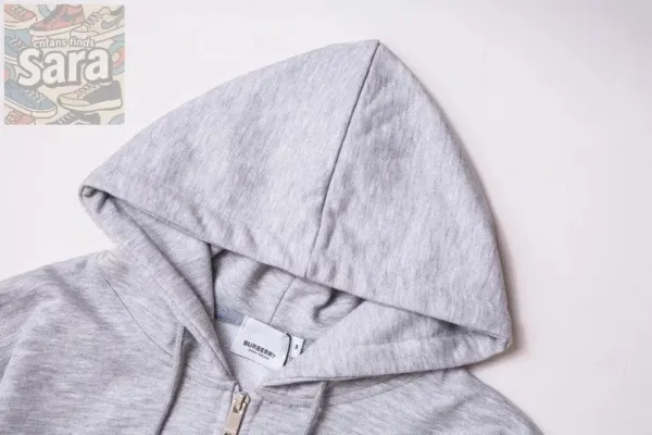 Burberry Check-Trim Hoodie and Sweatpants Set Black - 7