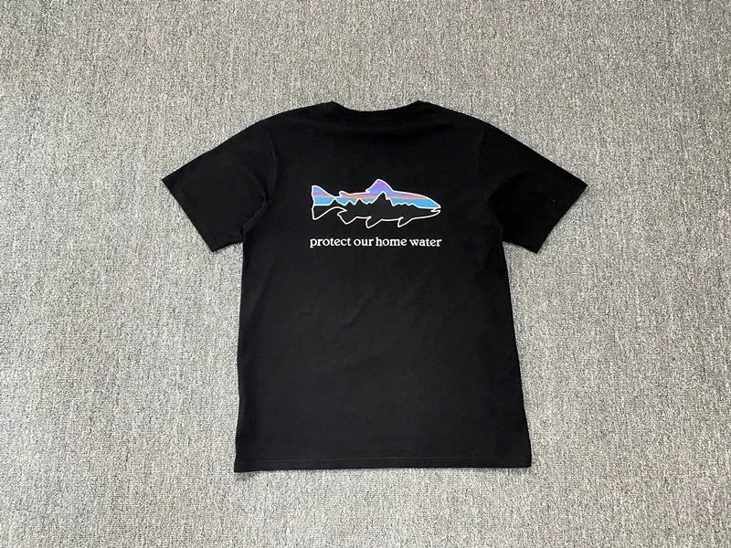 Patagonia Protect Our Home Water Trout T-Shirt Black - 5