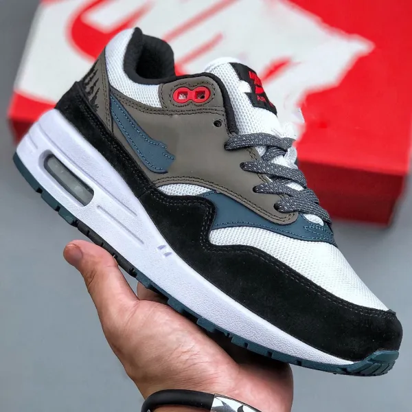 Nike Air Max 1 Royal Blue Gray Sneakers Running Shoes - 11