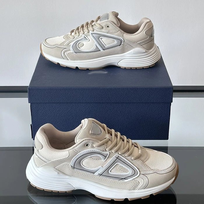 Dior B23 Low White Black Sneakers Chunky Sneakers - 8